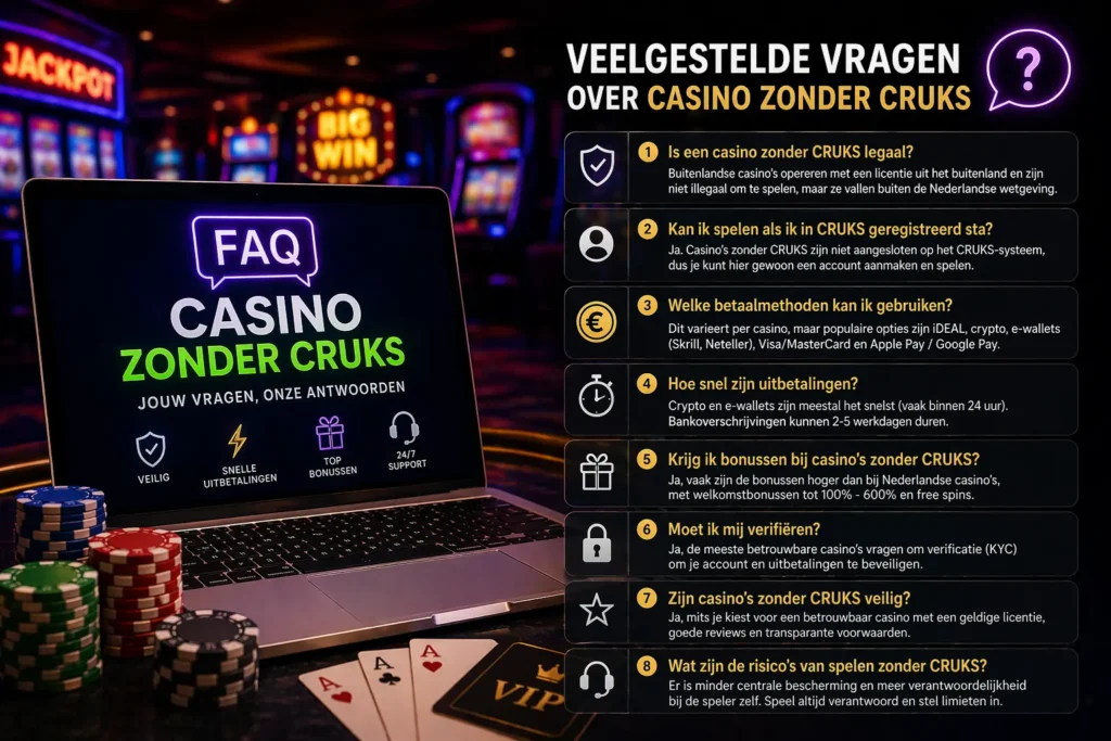 faq buitenlandse casinos zonder cruks